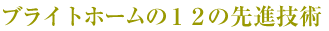 �u���C�g�z�[���̂P�Q�̐�i�Z�p